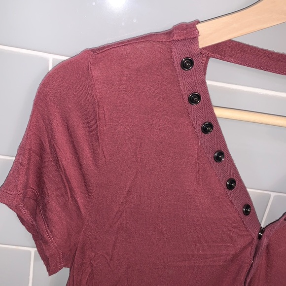 Pink Rose Snap Tee - Picture 5 of 12